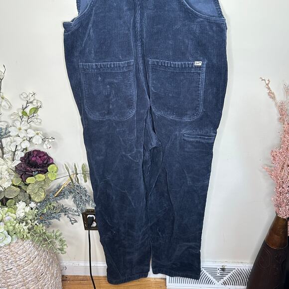 Duluth Trading Co Blue Corduroy Overalls - Picture 6 of 9